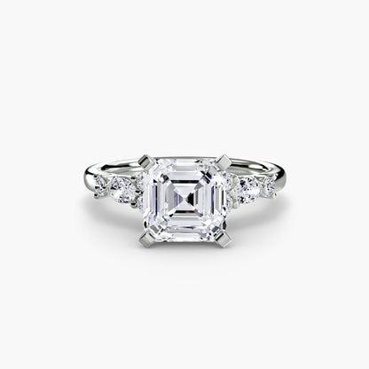 Rose Solitaire Engagement Ring