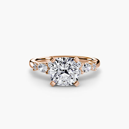 Rose Solitaire Engagement Ring
