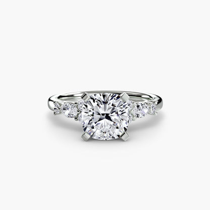 Rose Solitaire Engagement Ring