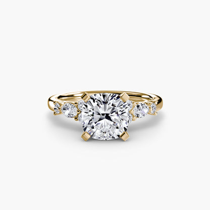 Rose Solitaire Engagement Ring
