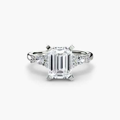 Rose Solitaire Engagement Ring