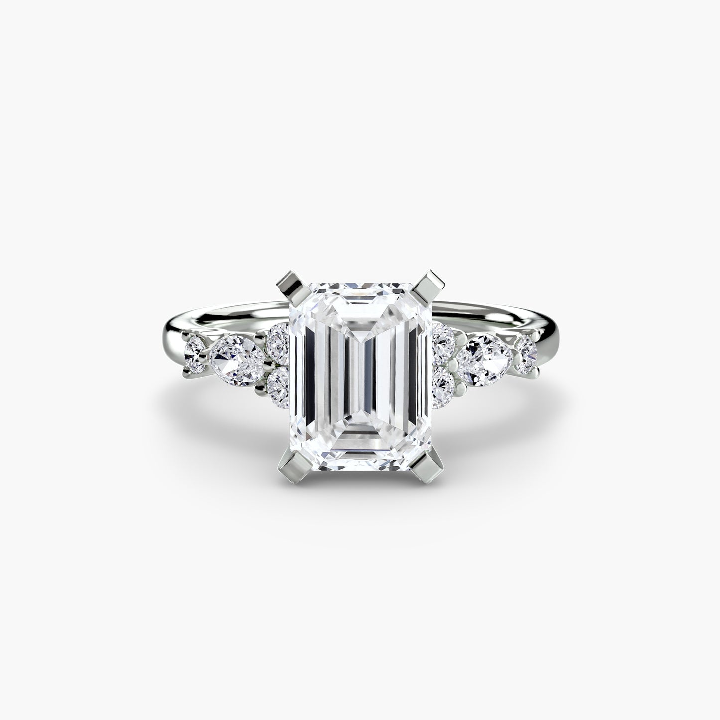 Rose Solitaire Engagement Ring