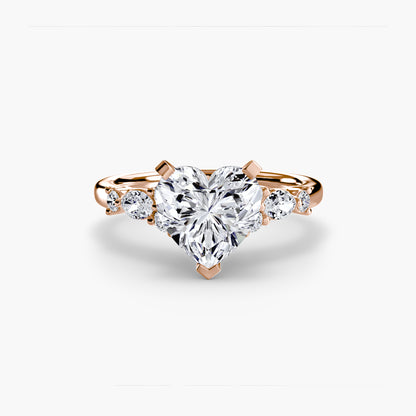 Rose Solitaire Engagement Ring