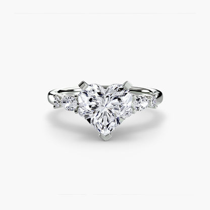 Rose Solitaire Engagement Ring