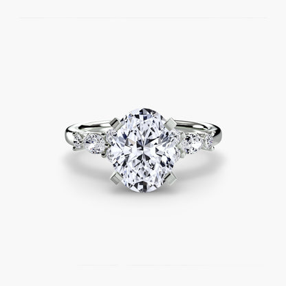 Rose Solitaire Engagement Ring