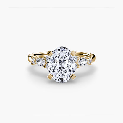 Rose Solitaire Engagement Ring