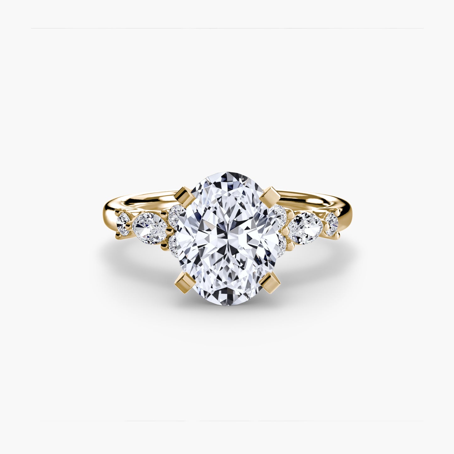Rose Solitaire Engagement Ring
