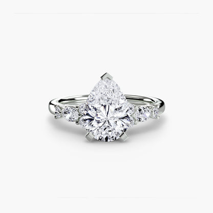 Rose Solitaire Engagement Ring