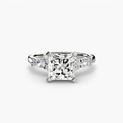 Rose Solitaire Engagement Ring