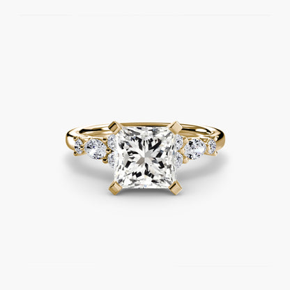 Rose Solitaire Engagement Ring