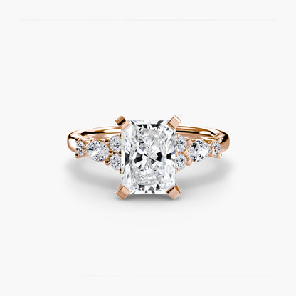 Rose Solitaire Engagement Ring