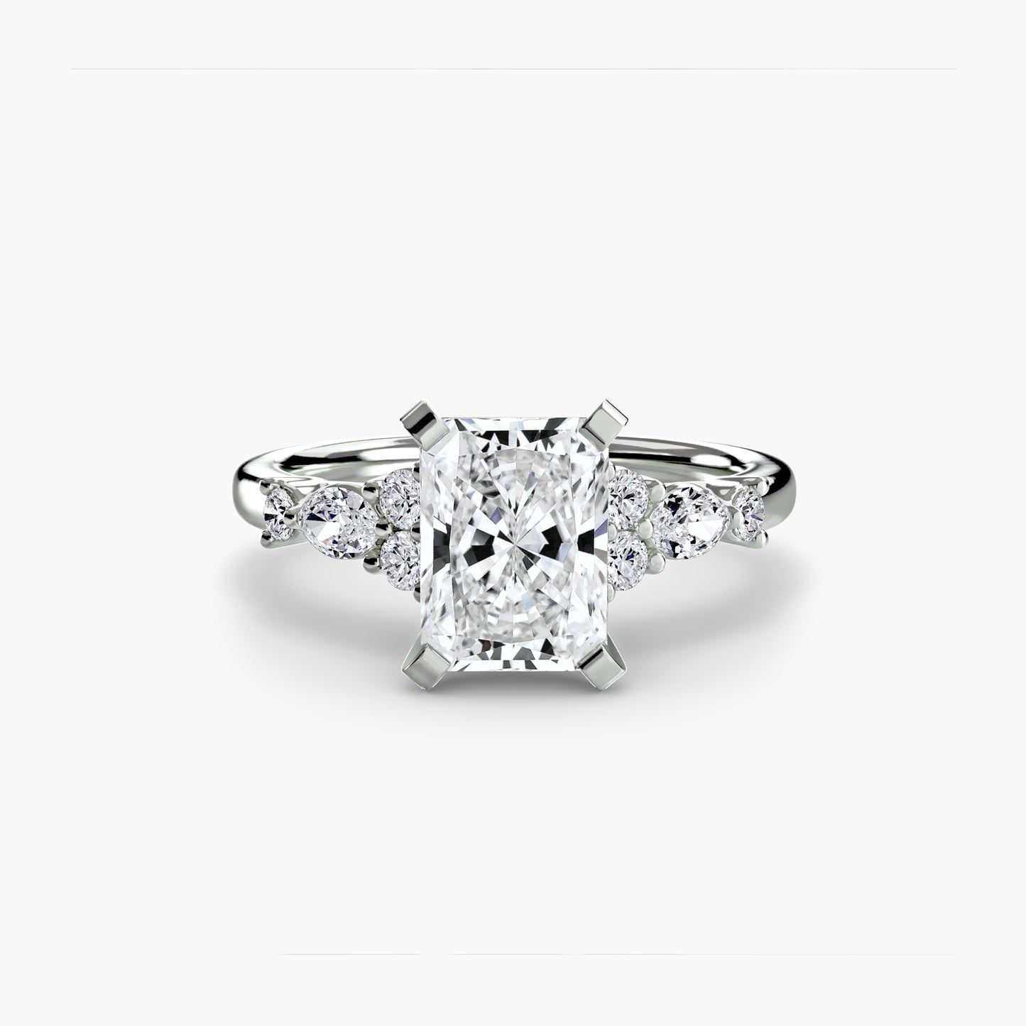 Rose Solitaire Engagement Ring
