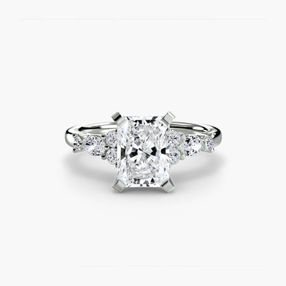 Rose Solitaire Engagement Ring