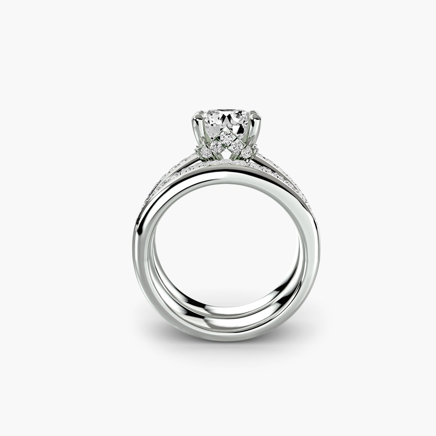 Luna Solitaire Engagement Ring