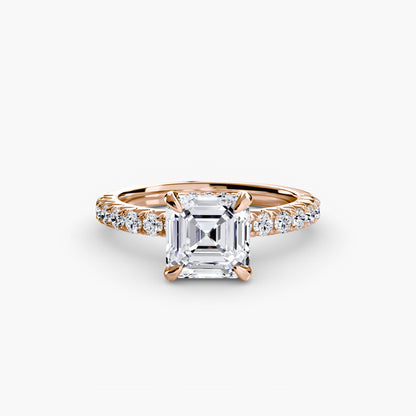 Madeline Solitaire with Pavé Sides