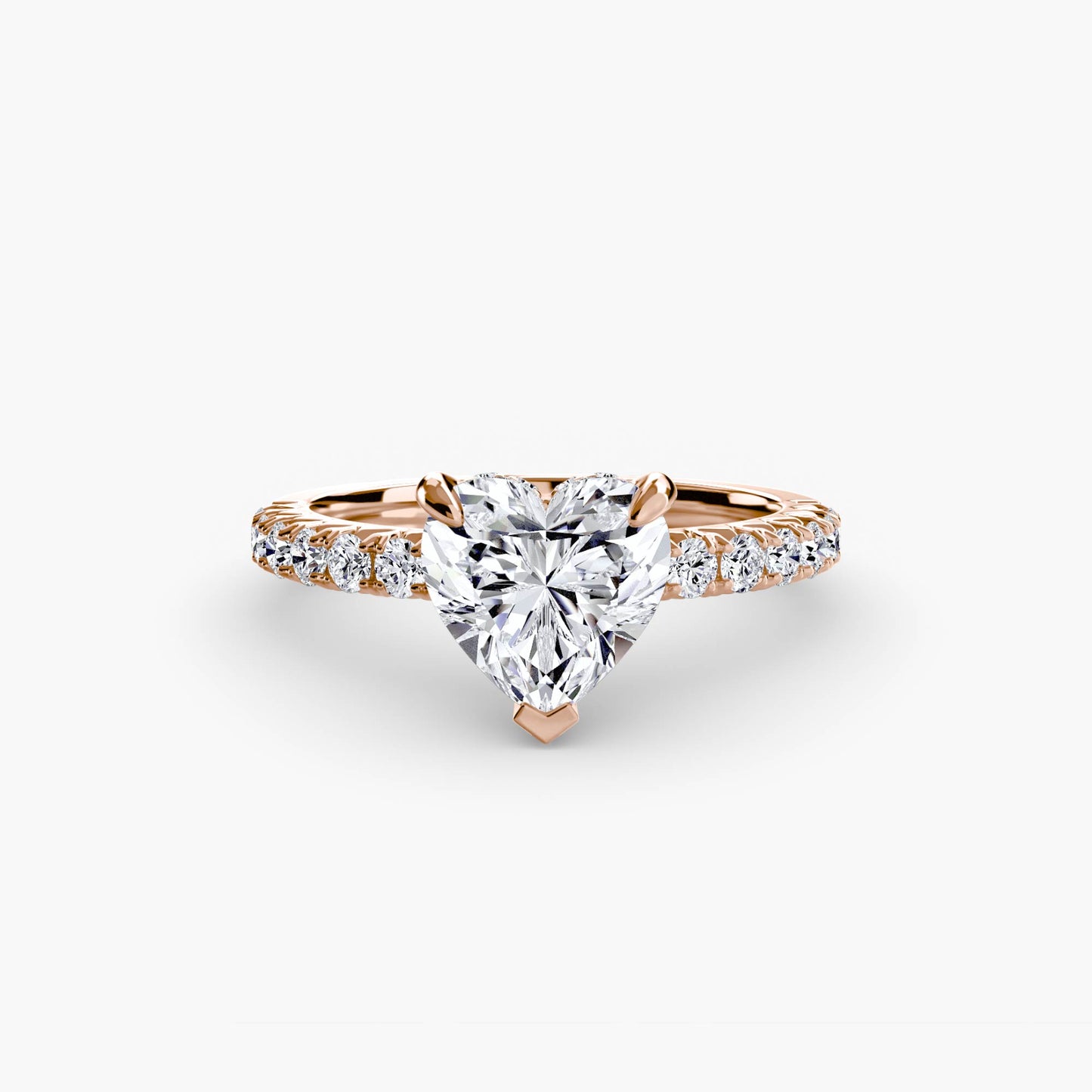 Madeline Solitaire with Pavé Sides