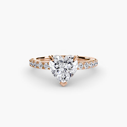 Madeline Solitaire with Pavé Sides