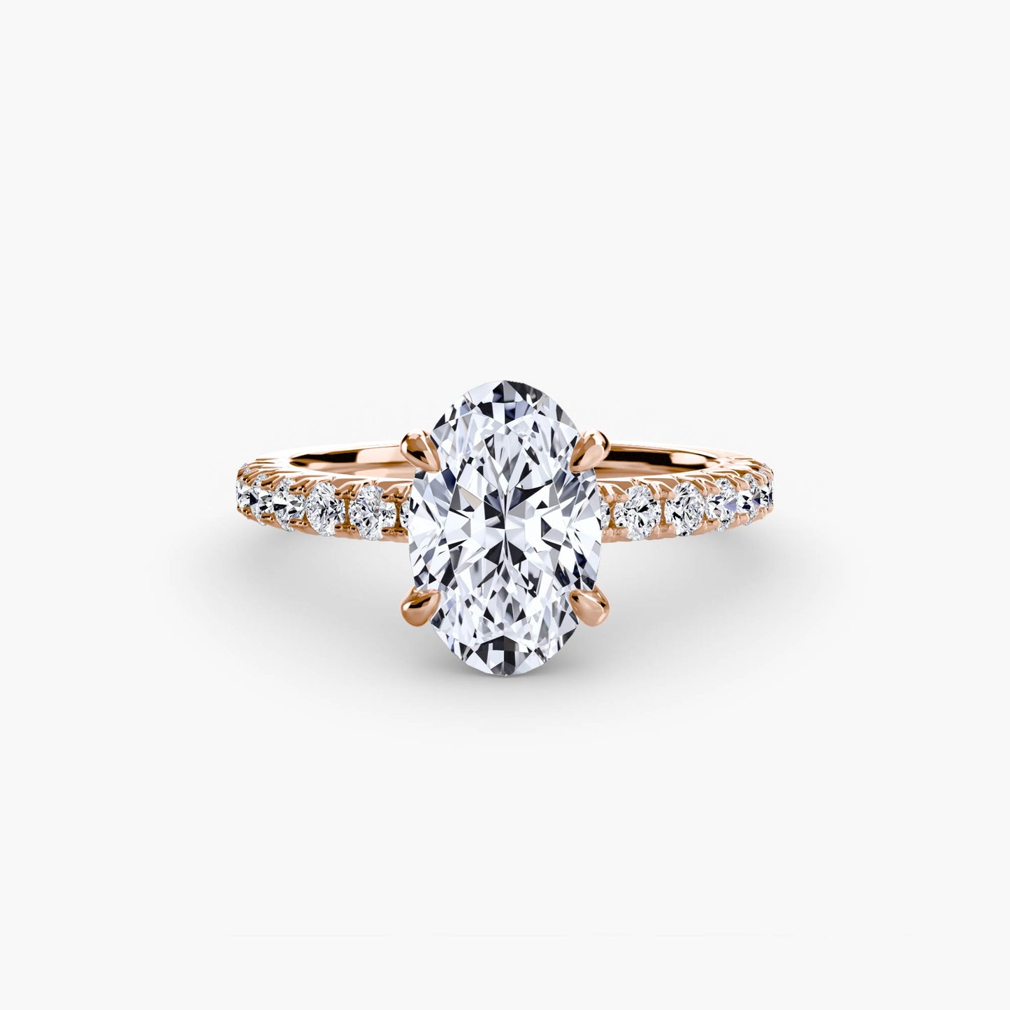 Madeline Solitaire with Pavé Sides