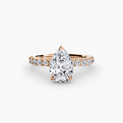 Madeline Solitaire with Pavé Sides