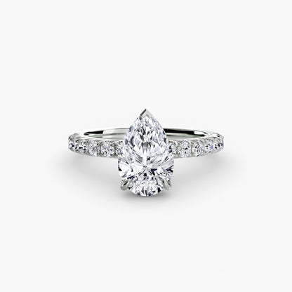 Madeline Solitaire with Pavé Sides