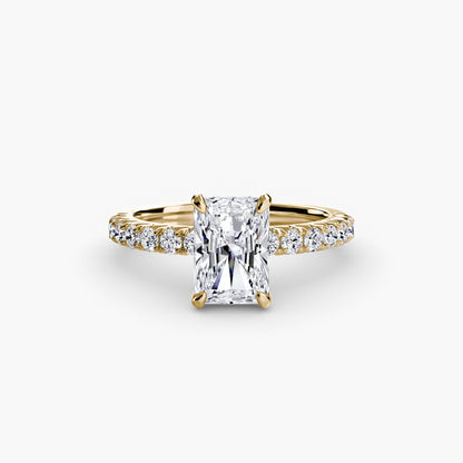 Madeline Solitaire with Pavé Sides