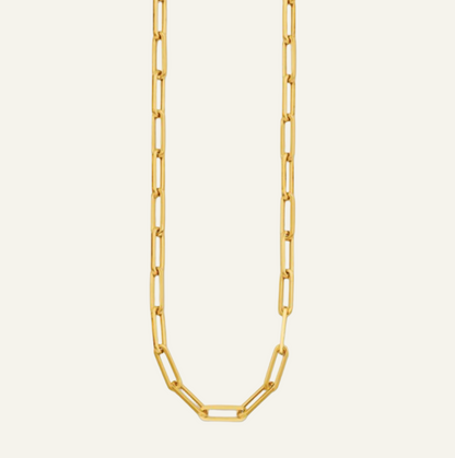Gold Paperclip Chain