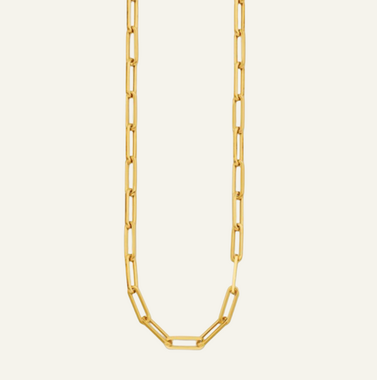 Gold Paperclip Chain