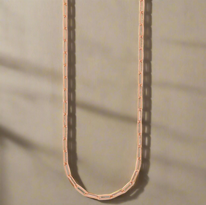 Gold Paperclip Chain