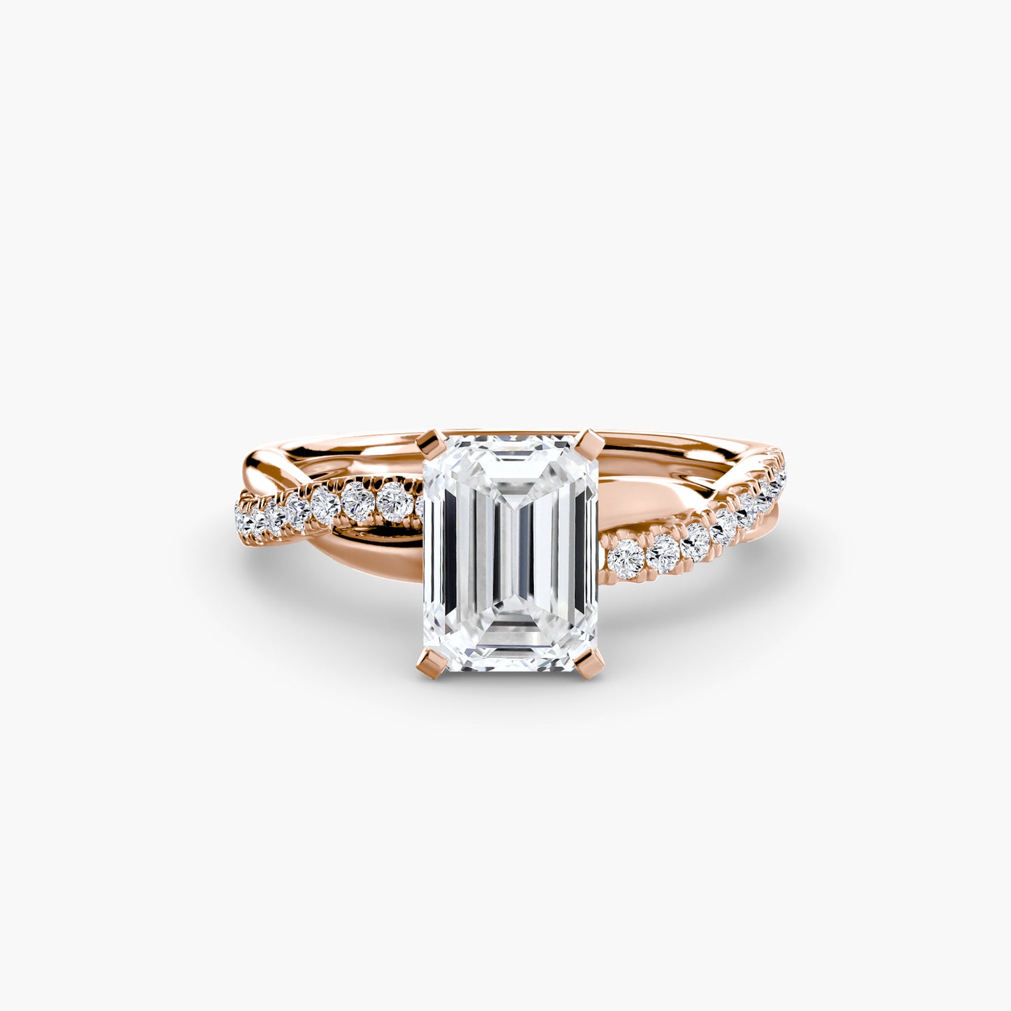 Persephone Twisted Diamond Pavé Ring