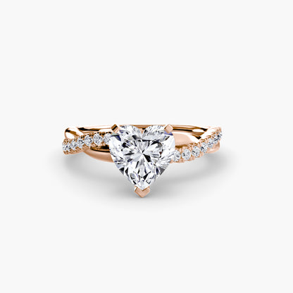 Persephone Twisted Diamond Pavé Ring