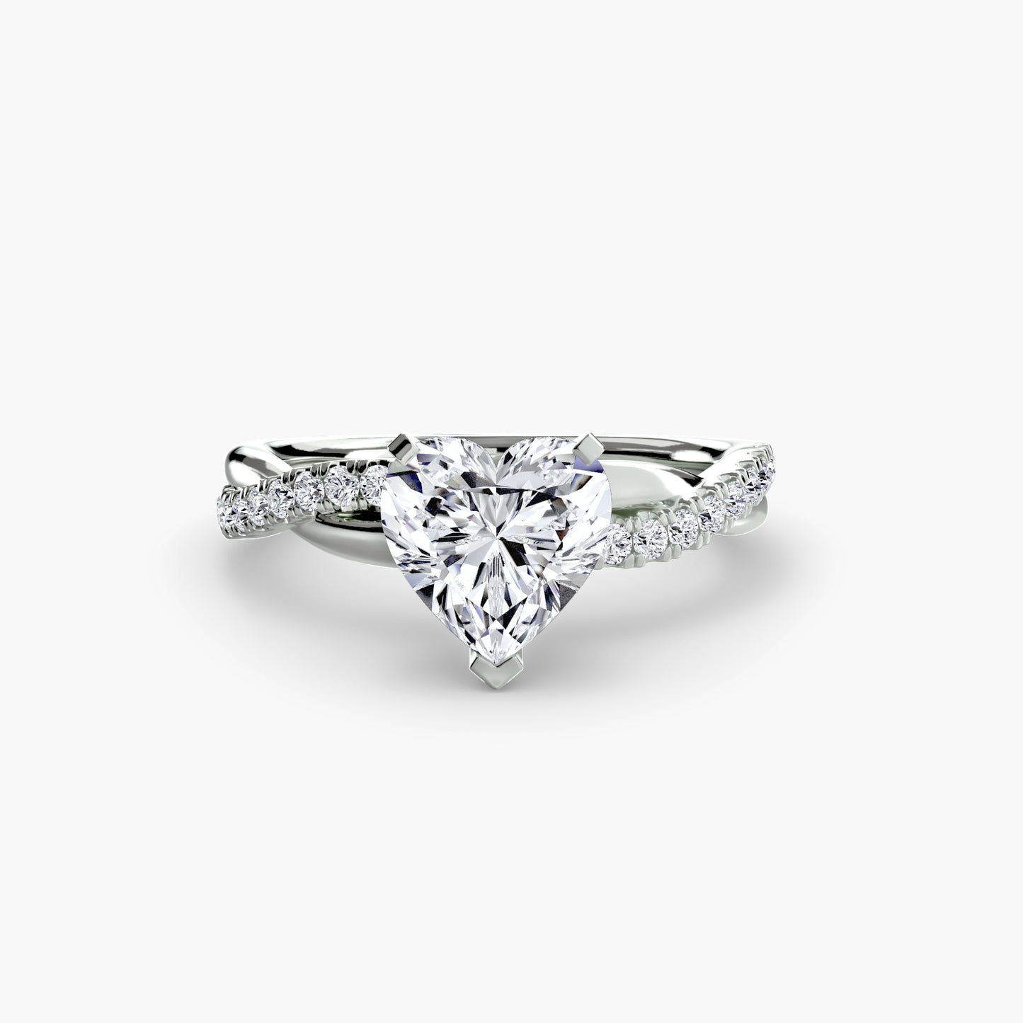 Persephone Twisted Diamond Pavé Ring