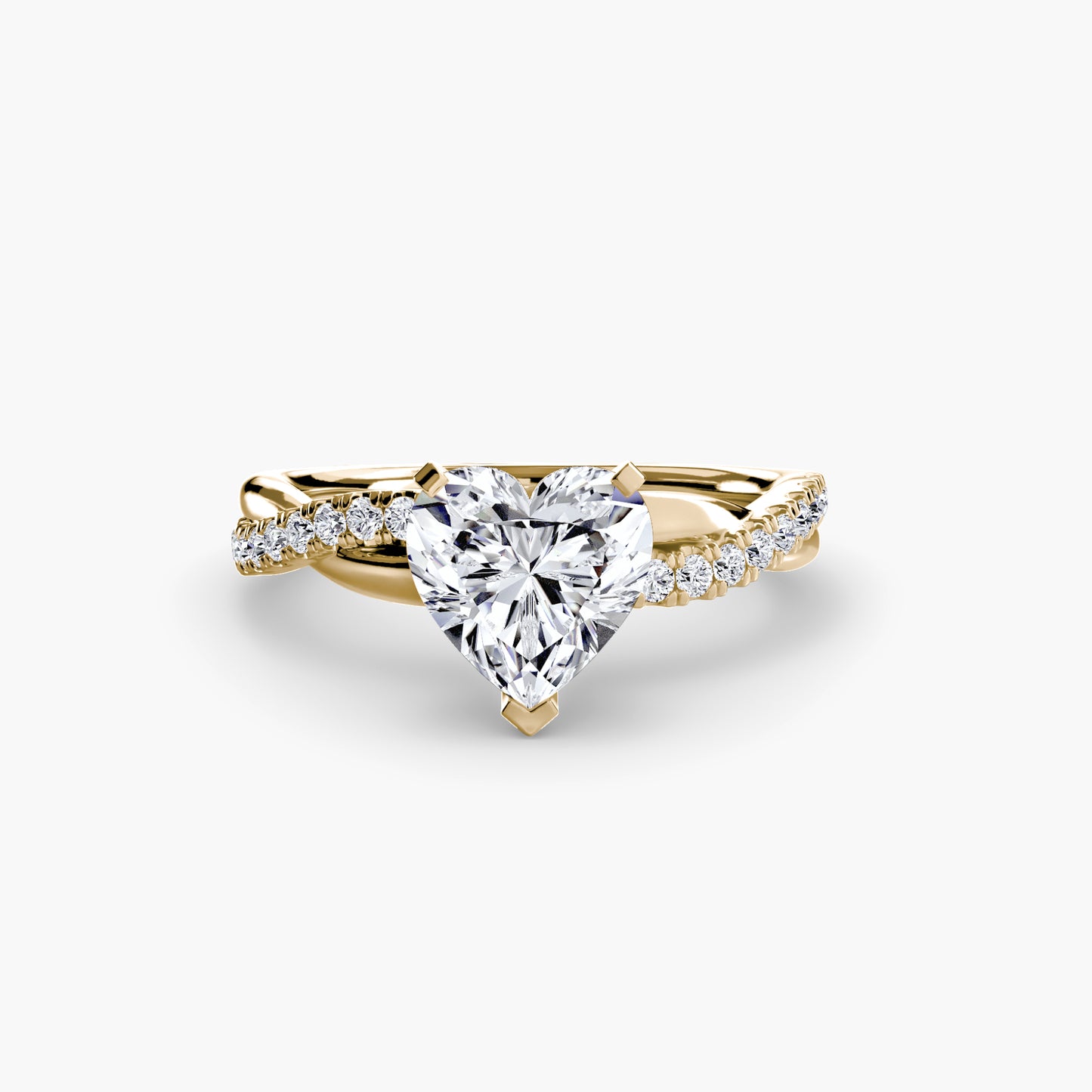 Persephone Twisted Diamond Pavé Ring