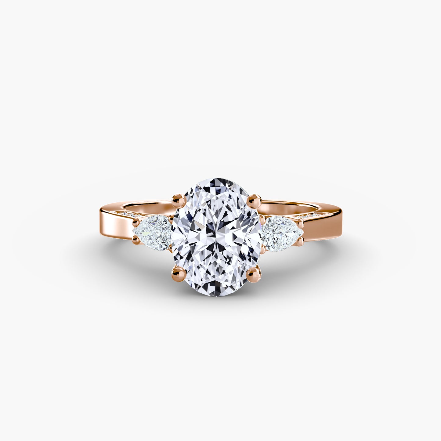 Seraphina Three Stone Engagement Ring