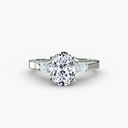 Seraphina Three Stone Engagement Ring