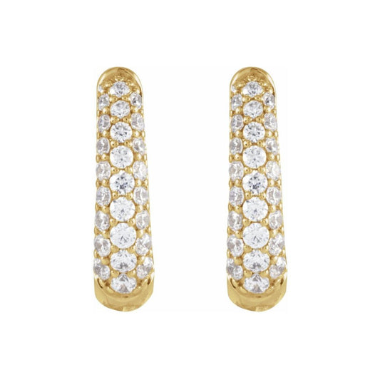 Sasha Lab Grown Diamond Hoop Earrings