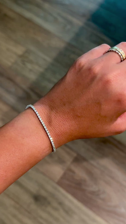 Lab Grown Diamond Tennis Bracelet