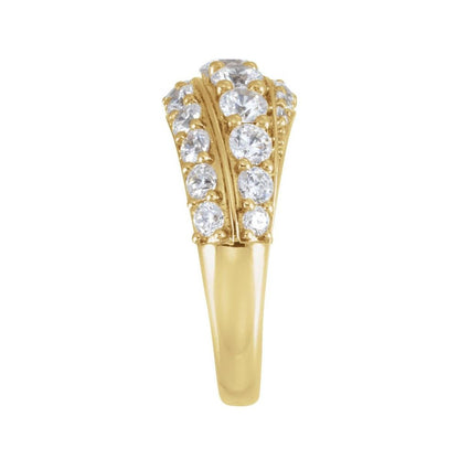 Riley Twisted Lab Grown Diamond Ring