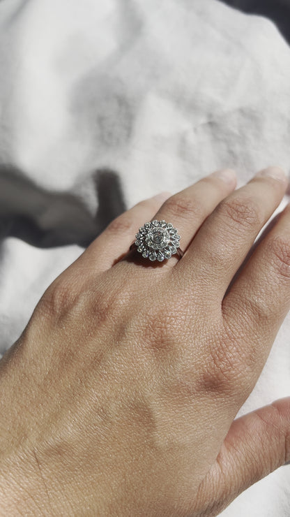 18K White Gold Mandella Diamond Ring
