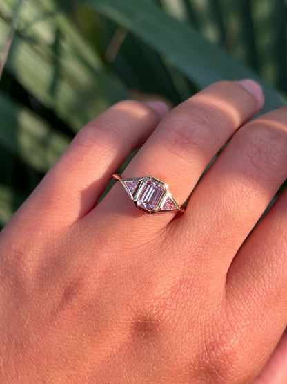 Light Pink Sapphire Ring