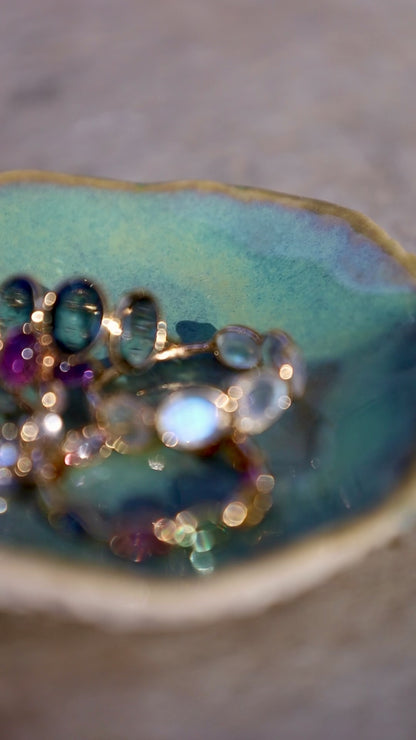 London Blue Topaz Drops of Color Ring